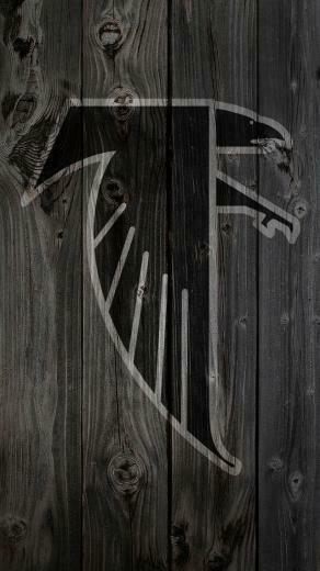 iPhone Wallpaper Wood Custom Falcons