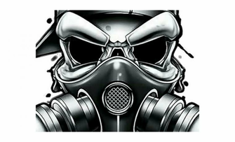 Clipart Wallpaper Blink Mascara Da Caveira Fire Desenho