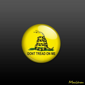 Gadsden Flag Button By Dannis2