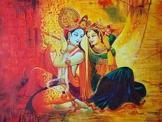 Lord Krishna Paintings Wallpaper