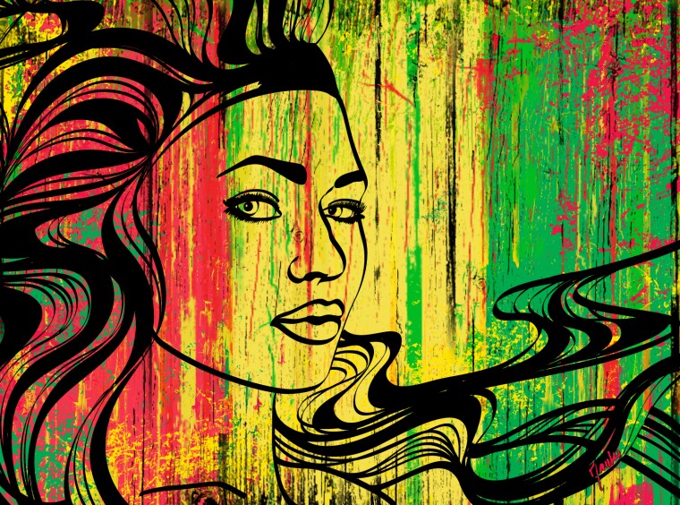 Rasta Graffiti Background For Desktop