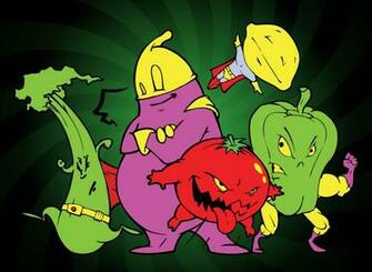 Cartoon Food Wallpaper