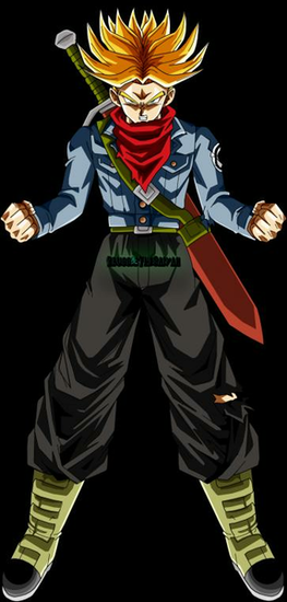Super Saiyan Rage Trunks By Brusselthesaiyan