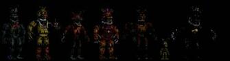 Fnaf All Nightmare Animatronics By Bonnieta123