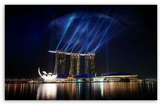 Marina Bay Sands Singapore HD Desktop Wallpaper Widescreen High