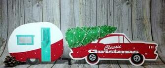 Car Card With Adorable Vintage Caravan Camper Is Perfect For The