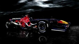 Cars F1 Sport Racing Red Bull Dark