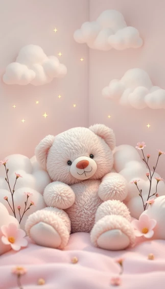Teddy Bear Aesthetic Wallpaper