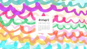 December Desktop Wallpaper Calendars Design Options