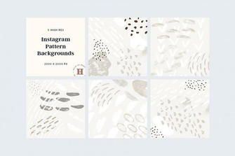 Instagram Pattern Background Graphic Patterns Creative Market