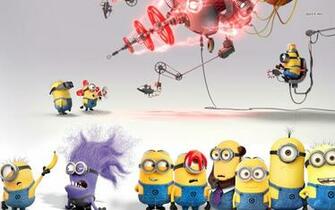 Cute Minions In Despicable Me Wallpaper Cartoon
