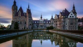Moszna Castle Poland Wallpaper Studio