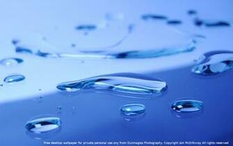 Desktop Wallpaper Blue Water Droplets Dunmaglas Photography