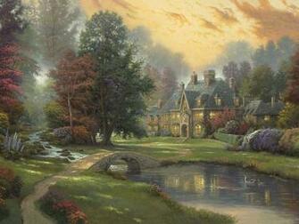 Lakeside Manor Wallpaper
