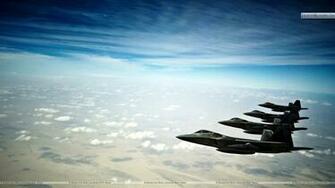 Raptor Stealth Fighters Wallpaper