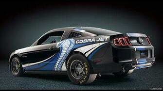 Ford Mustang Cobra Jet Twin Turbo Concept Black Rear HD
