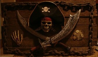 Attractive Pirates Skull Halloween Wallpaper Other Wallpaper55