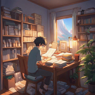 Diligent College Student Ai Generated Artwork Nightcafe Creator