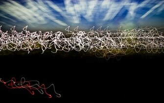 Airport Light Painting Wallpaper