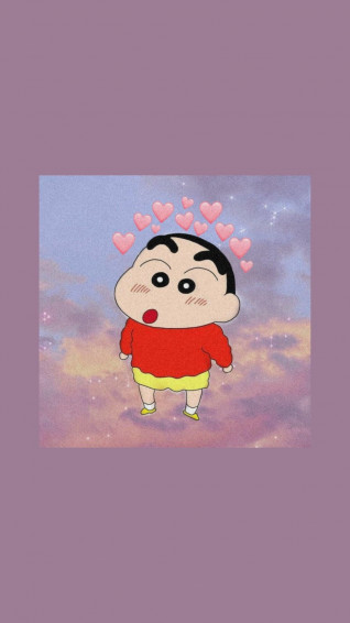 Sinchan Wallpaper Cool Cartoon Cute Simple