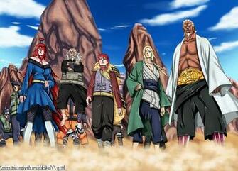 Naruto Shippuuden Tsunade Gaara Hokage Mei Terumi Dust
