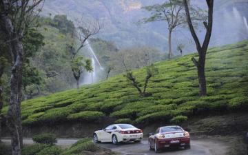 Ferrari India Green Carsfull HD Nature Background