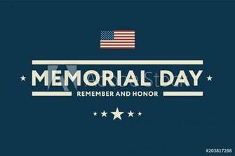 Wall Murals Memorial Day Usa Greeting Card Banner Wallpaper