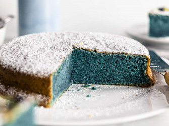 Butterfly Pea Cake Dairy Fre Foodaciously