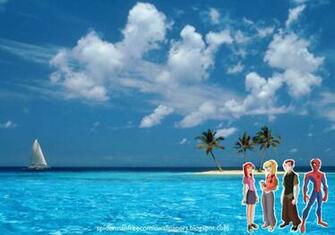 Desktop Wallpaper Super Hero Friends In Blue Island
