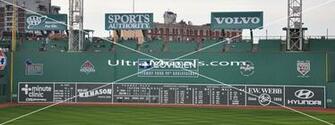Wall Mural Fenway Park Green Monster