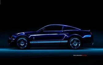 Blue Red Cobra Ford Mustang Burnout Shelby Gt500