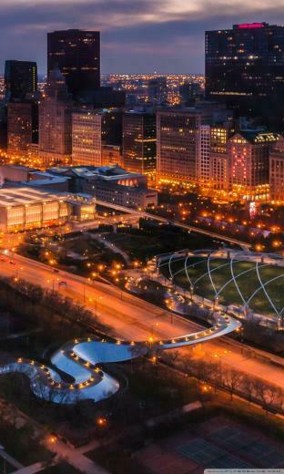A Of Millennium Park 4k HD Desktop Wallpaper For Ultra
