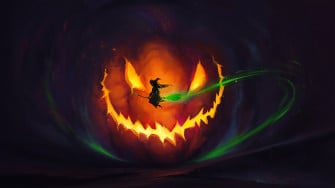 Halloween Witch 4k HD Wallpaper Image