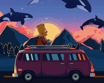 Bart Simpson Aesthetic Wallpaper