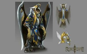 Runescape Fantasy Adventure Warrior Eagle Armor Bird Wallpaper