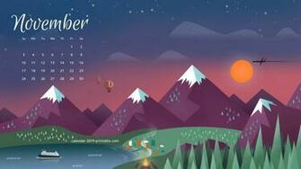 November Calendar Wallpaper Top