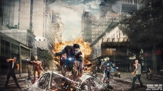 Rain In A Destroyed City Wallpaper And Image Car Pictures