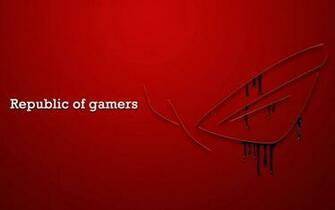 Republic Of Gamers Rog Blood Red Background HD Wallpaper U6