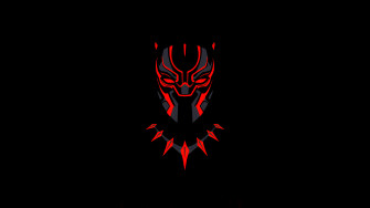 Black Panther Minimal Dark 5k HD Superheroes 4k Wallpaper