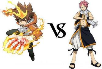 Tsuna Vs Natsu By Imhungry4444