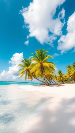 Tropical Beach Phone Wallpaper