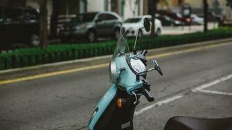 Wallpaper Scooter Moped Steering Wheel 4k UHD