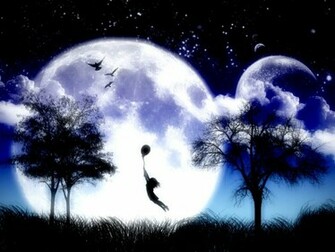 Shiny Moon Wallpaper