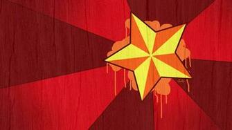 Red Graffiti Star Background By Amandamoustache
