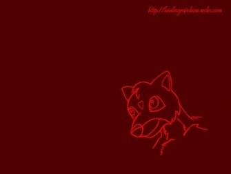 Cute Creature Red Wallpaper Stock Photos
