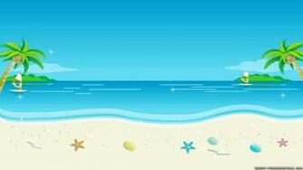 Cute Summer Cartoon Wallpaper Top