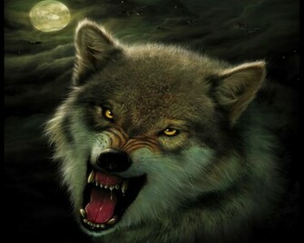 Fantasy Wolf Wallpaper