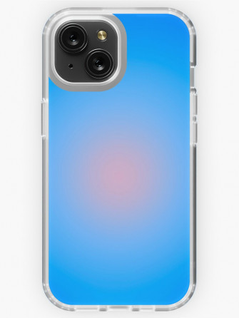 Vibrant Blue And Pink Gradient Cute Aura Aesthetic Wallpaper