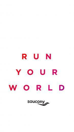 Saucony Run Your World Device Background