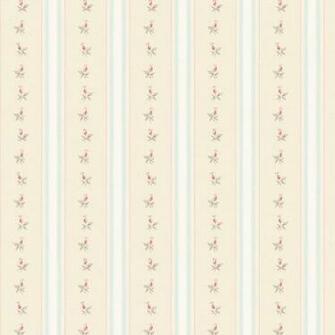 Norwall Shabby Stripe With Roses Wallpaper Ab27642 The Home Depot